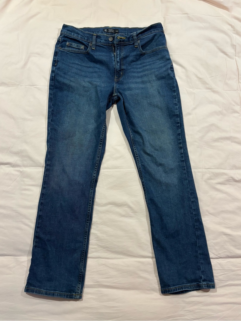 Classic Straight Men’s Jeans - Deep Blue